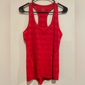 Red Athleta Razorback long tank Size M